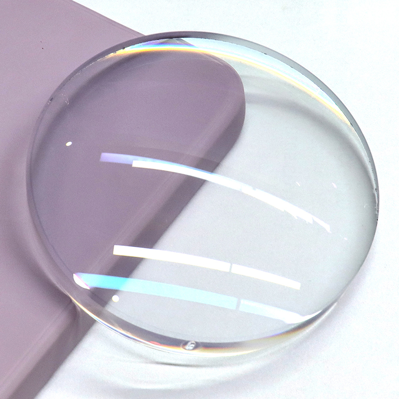 1.56 Ống kính tầm nhìn đơn khối màu xanh bán thành phẩm