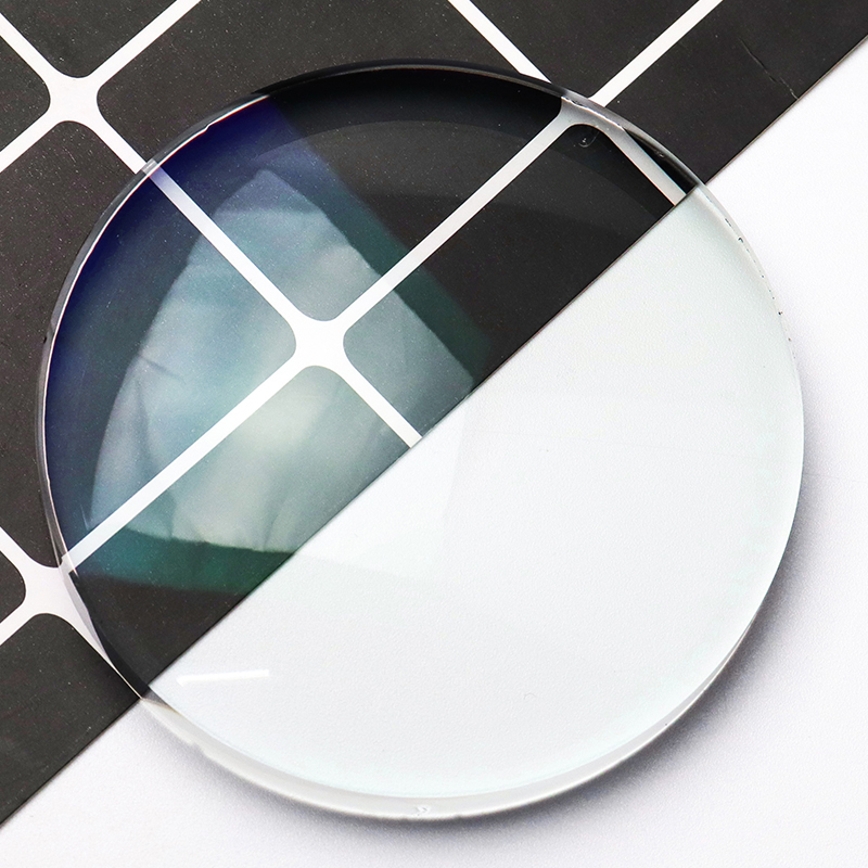 1.56 Ống kính tầm nhìn đơn khối màu xanh bán thành phẩm