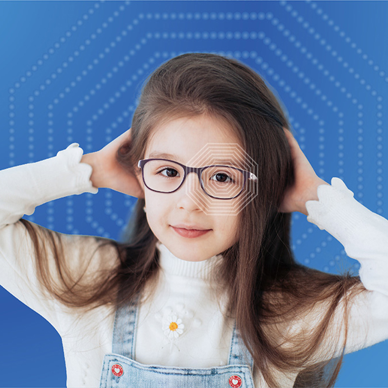 Thấu kính điều khiển cận thị hình tròn hình bát giác