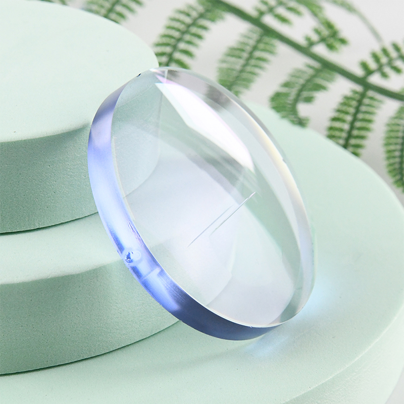 Ống kính tầm nhìn đơn khối màu xanh bán thành phẩm 1.60